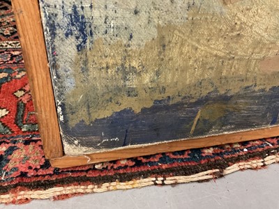 Lot 1587 - *Dorothy Steele (1927-2002) oil on canvas - The Fishmonger, framed