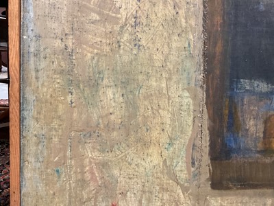 Lot 1587 - *Dorothy Steele (1927-2002) oil on canvas - The Fishmonger, framed