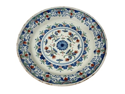 Lot 1603 - Tin glazed plate
