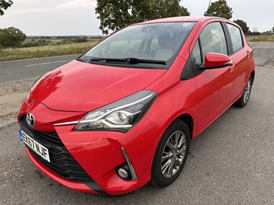 Lot 2017 Toyota Yaris 1.5 VVT-i Icon 5dr, manual, 5 door hatchback, reg. no. EK67 NJF