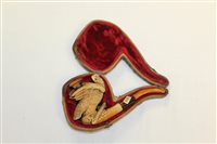 Lot 4038 - Good late 19th century meerschaum cheroot...