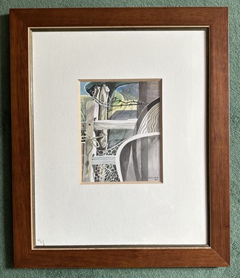Lot 1726 - *Reginald James Lloyd (1926-2020) watercolour - 'Ken's Gate', signed and dated 1991, 19cm x 15cm, in glazed frame