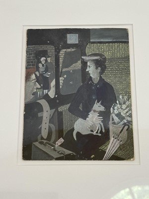 Lot 1786 - English School, early 20th century, gouache on card - Railway Carriage, in glazed frame