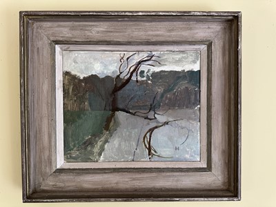 Lot 1789 - *Earl Haig, George Alexander Eugene Douglas (1918-2009) oil on panel - 'Haliwell Stream 3', initialled, framed Exhinited: Lord Haig Exhibition, August - September 1949, Aitken Dott &...