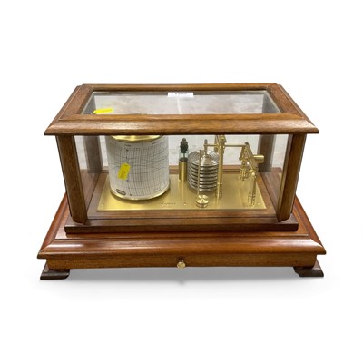 Lot 2921 - Modern mahogany barograph by Rapport
