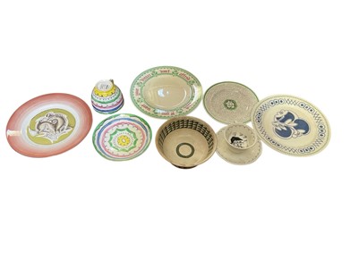 Lot 5196 - Small group of decorative ceramics including Wedgwood, Foley, and others