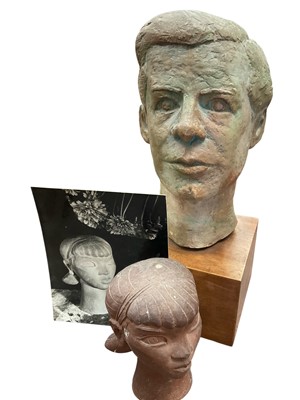Lot 166 - Two terracotta busts