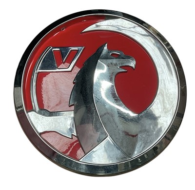 Lot Contemporary Vauxhall illuminated dealership sign, 72cm in diameter