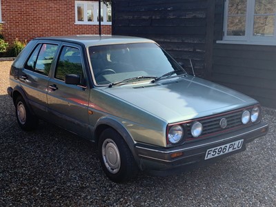 Lot 1989 Volkswagen Golf 1.8 GL automatic, 5 door hatchback, reg. no. F596 PLU