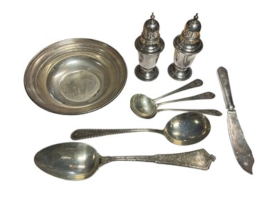 Lot 108 - Group of American sterling silver