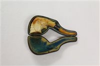 Lot 4040 - Good late 19th century meerschaum pipe Carsved...