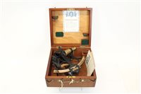 Lot 3513 - Early 20th century sextant with brass scale,...