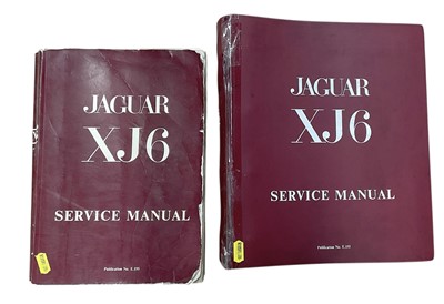 Lot 79 - Two Jaguar XJ6 service manuals, (2).