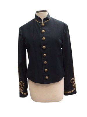 Lot 2527 - Ralph Lauren 1970s jacket with gold braiding size 8.