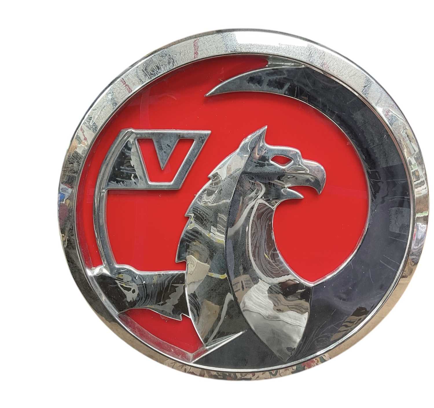 Lot 82 - Vauxhall dealership sign, 73cm in diameter.