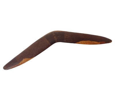 Lot 968 - Boomerang, made by Grace Fielding, Western Australia