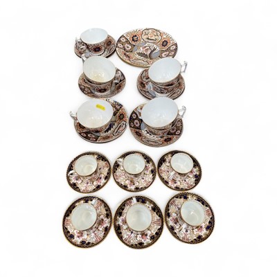 Lot 5169 - English Regency tea set and a Royal Crown Derby Imari coffee set