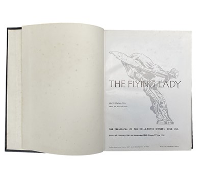 Lot 45 - 'The Flying Lady' bound periodical of the Rolls-Royce Owners Club, 1951-1974