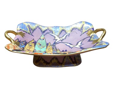 Lot 2231 - Carlton Ware two handled bowl, in lilac, pattern number R3389