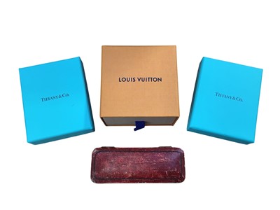 Lot 5109 - Collection of antique and modern jewellery boxes including Tiffany, Gucci etc