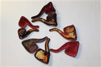 Lot 4089 - Late 19th century meerschaum pipe Carsved in...