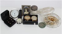 Lot 3399 - 1950s Swiss wristWatches, four other Watcheses...