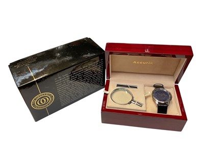 Lot 110 - Accurist Greenwich Commemorative Limited Edition Celestial wristwatch, boxed as new with booklets