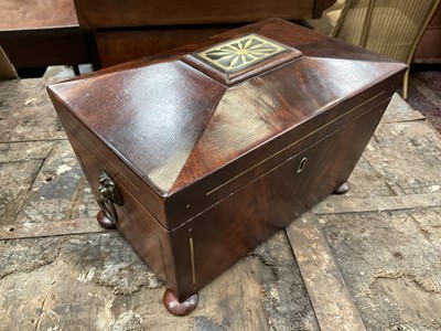 Lot 138 - Regency tea caddy