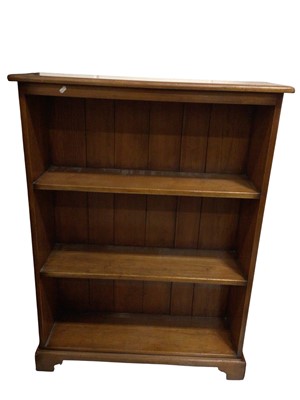 Lot 5352 - Antique three tier mahogany bookcase, 122cm tall x 91cm wide x 30.5 cm deep