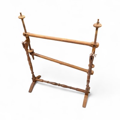 Lot 5362 - Antique adjustable tapestry frame