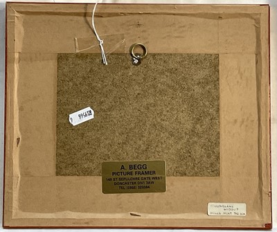 Lot 149 - Macfarlane Widdup, 20th century watercolour Wells-next-the-Sea Norfolk, 9cm x 14cm, glazed frame