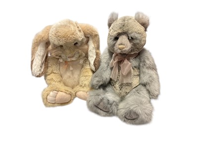 Lot 1710 - Charlie Bears Willa and 2018 Bear both with tags.