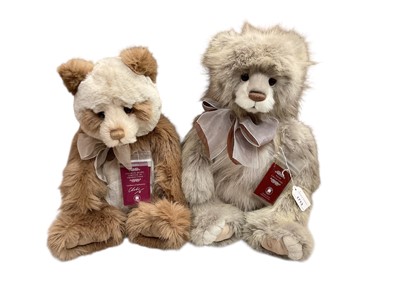 Lot 1713 - Charlie Bears Daniella and Smithers with tags.
