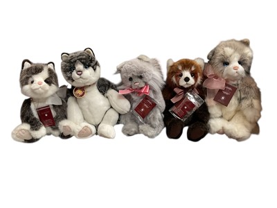 Lot 1719 - Charlie Bears Rodders, Pixie, Dibbinsdale, Mi Lady, Truckle, all with tags.