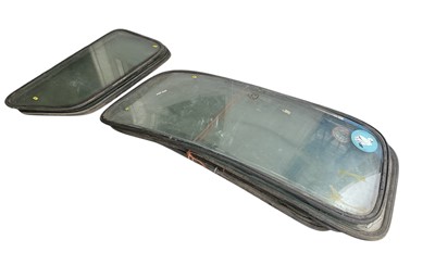 Lot 110 - Group of Austin / Morris Classic Mini windscreens and quarter light glasses, (qty)
