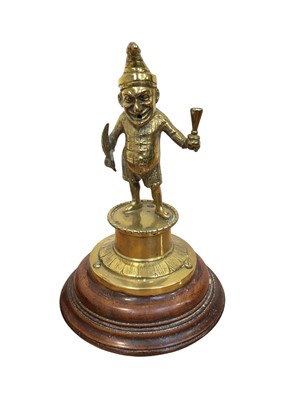 Lot 5057 - Mr Punch brass lighter