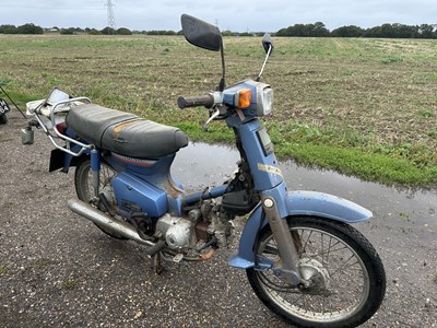 Lot 232 - 1987 Honda Cub C90 89cc motorcycle, reg. no. D296 WTL.