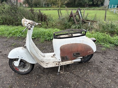 Lot 233 - 1960's Scooter, believed to be an Agrati-Garelli Capri Scooter. This classic bike formed part of our vendor's late husband's collection of classic motorcycles.