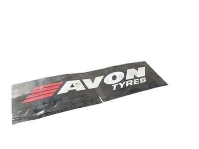 Lot 131 - Avon Tyres two part plastic garage sign.