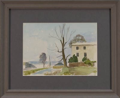 Lot 1195 - Elwin Hawthorne (1905-1954) watercolour - Ilfracombe, 17cm x 24cm, in glazed frame