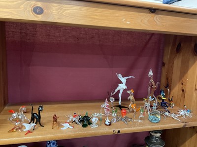 Lot 196 - Collection of Murano glass animals
