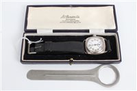 Lot 3434 - J. W. Benson Silverer cased wristWatches on...