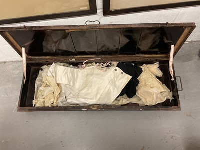 Lot 72 - Fine Edwardian High Sheriff's uniform with sword, in original tin trunk