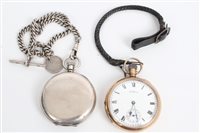 Lot 3422 - Gentlemen's Waltham pocket Watches in gold...