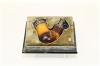 Lot 4102 - Victorian Silverer mounted meerschaum pipe...