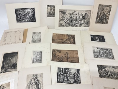 Lot 961 - Twelve engravings by various hands