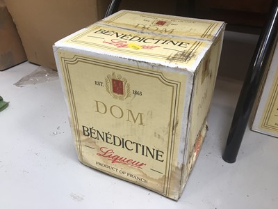 Lot 5185 - Benedictine liqueur - four 500ml bottles in case