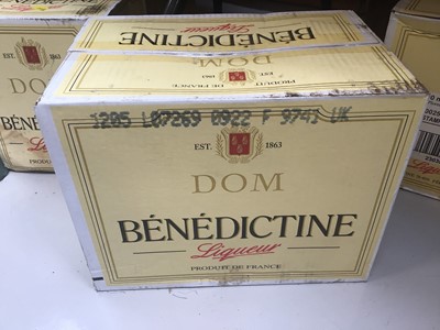 Lot 5181 - Benedictine liqueur - six 500ml bottles in case