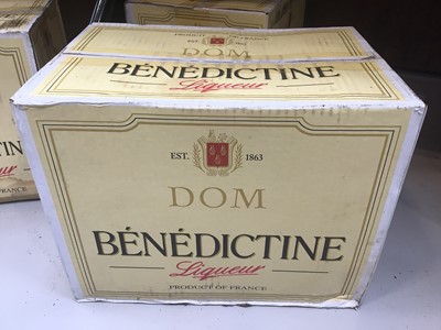 Lot 5182 - Benedictine liqueur - six 500ml bottles in case