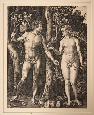 Lot 958 - Johan Wierix (c. 1549-1615) two engravings - Adam and Eve